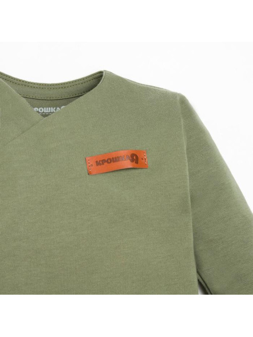 Комбинезон детский «Крошка Я» BASIC LINE, рост 86-92 см, зелёный