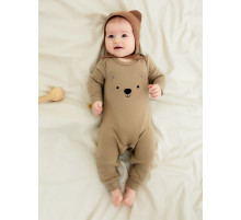 Комбинезон детский «Крошка Я» Baby Bear, рост 62-68, бежевый