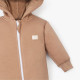 Комбинезон детский с капюшоном «Крошка Я» BASIC LINE, коричневый, рост 68-74 см