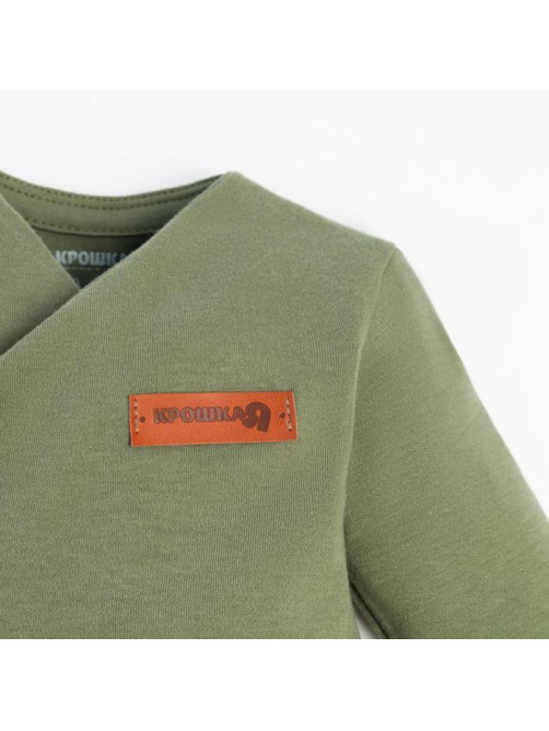 Комбинезон детский «Крошка Я» BASIC LINE, рост 68-74 см, зелёный