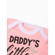Боди для девочки «Крошка Я» Daddy's girl, рост 62-68 см, розовое