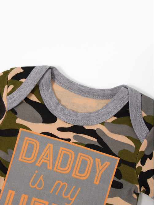 Боди для мальчика «Крошка Я» Daddy's boy, рост 74-80 см