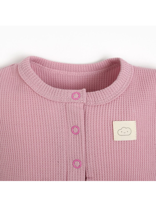Боди для девочки «Крошка Я» BASIC LINE, рост 80-86 см, розовое