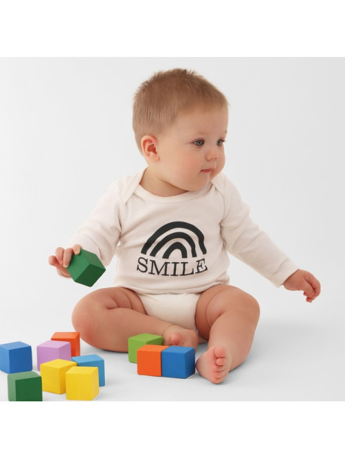 Комплект детских боди для мальчика «Крошка Я» Smile, 3 шт., рост 62-68 см