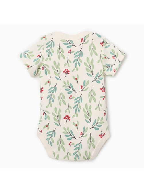 Боди детское «Крошка Я» Christmas, рост 62-68 см, цвет молочный