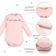 Комплект детских боди с длинным рукавом «Крошка Я» Lamour, 3 шт., рост 62-68 см