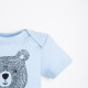 Комплект боди для мальчика «Крошка Я» Bear, 3 шт., рост 62-68 см