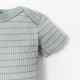 Боди детское «Крошка Я» BASIC LINE, рост 62-68 см, серое