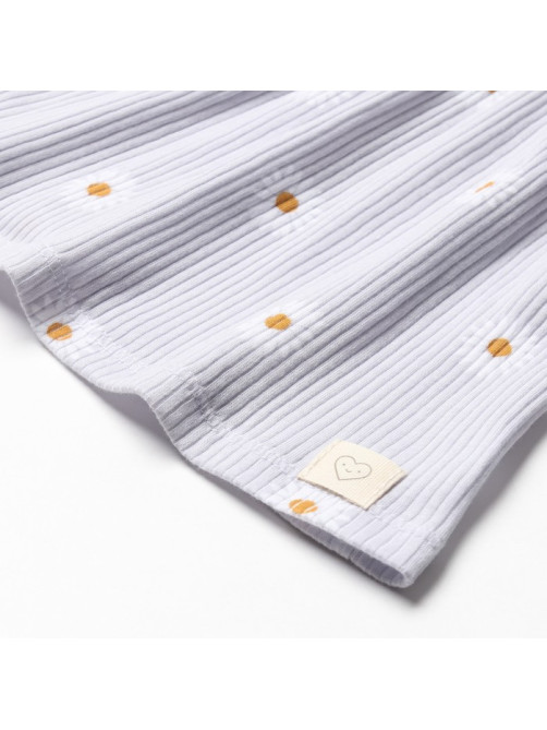Костюм для девочки (платье, шорты, повязка) «Крошка Я. Ромашка», рост 74-80 см, серый