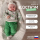 Костюм для девочки (джемпер, штаны) вязаный «Крошка Я» Flora, рост 80-86 см