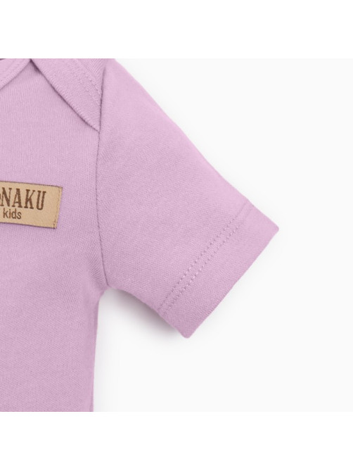 Костюм для девочки (боди, шорты) MINAKU, рост 62-68 см, сиреневый