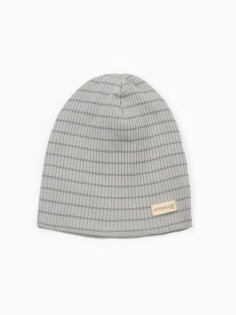Шапка детская «Крошка Я» BASIC LINE, размер 44, полоска серая