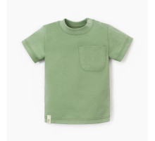 Футболка детская «Крошка Я» BASIC LINE, зелёная, рост 68-74 см