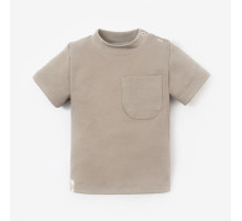 Футболка детская «Крошка Я» BASIC LINE, бежевая, рост 68-74 см