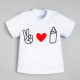 Футболка детская «Крошка Я» Love milk, рост 98-104 см