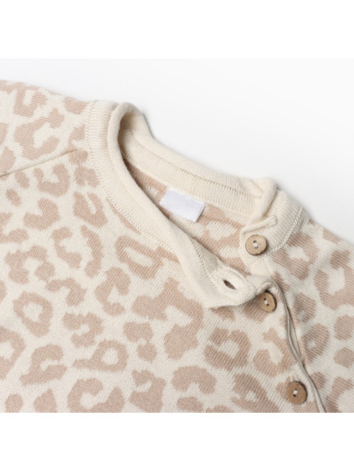 Джемпер для девочки вязаный «Крошка Я» Leo Baby, рост 92-98 см