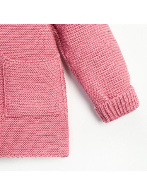 Джемпер детский вязаный «Крошка Я» Trendy, рост 80-86 см, розовый