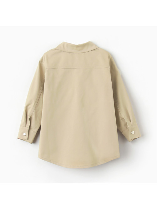 Рубашка джинсовая детская KAFTAN, бежевая, размер 38 (146-152 см)