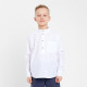 Рубашка для мальчика MINAKU: Casual Collection, белая, размер 38-40 (152-158 см)