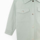 Рубашка джинсовая детская KAFTAN, зелёная, размер 30 (98-104 см)