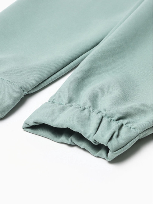 Костюм (свитшот и брюки) детский MINAKU: Casual Collection, цвет оливы, рост 140 см