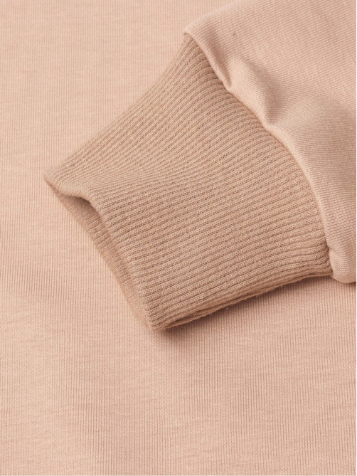 Костюм (свитшот и брюки) детский MINAKU: Casual Collection, бежевый, рост 104 см