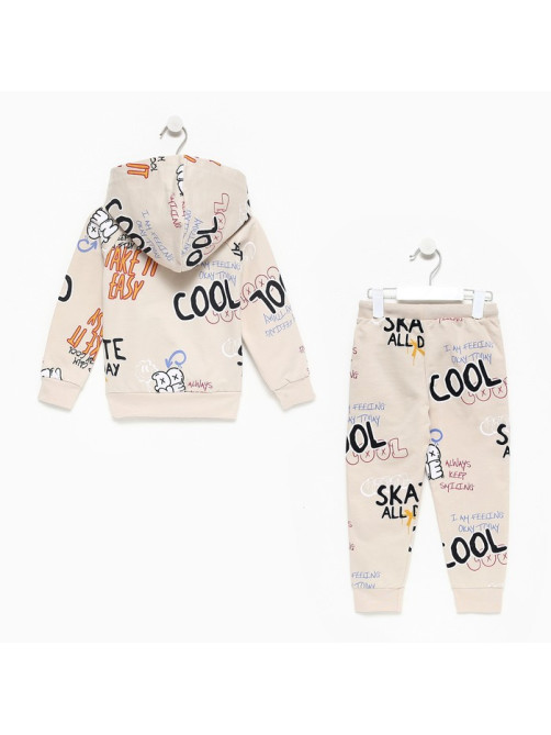 Костюм детский (толстовка и брюки) KAFTAN: Graffiti, размер 32 (110-116 см)