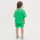 Комплект детский (футболка, шорты) KAFTAN Basic line, зелёный, размер 30 (98-104 см)