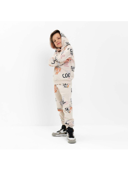 Костюм детский (толстовка и брюки) KAFTAN: Graffiti, размер 32 (110-116 см)
