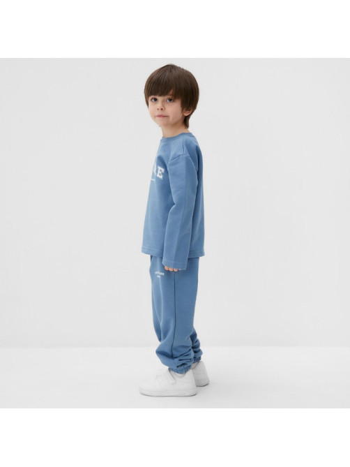 Костюм детский (лонгслив, брюки) KAFTAN Future, голубой, размер 38 (146-152 см)