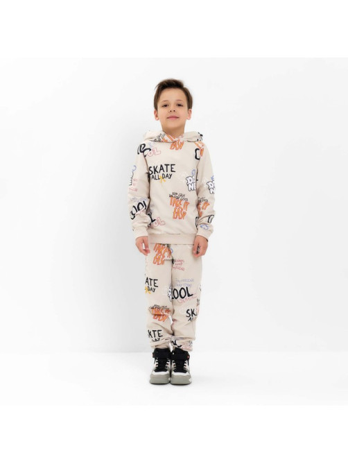 Костюм детский (толстовка и брюки) KAFTAN: Graffiti, размер 36 (134-140 см)