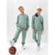 Костюм (свитшот и брюки) детский MINAKU: Casual Collection, цвет оливы, рост 104 см