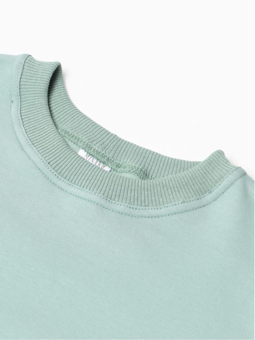 Костюм (свитшот и брюки) детский MINAKU: Casual Collection, цвет оливы, рост 152 см