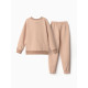 Костюм (свитшот и брюки) детский MINAKU: Casual Collection, бежевый, рост 134 см
