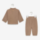 Костюм (рубашка и брюки) для мальчика KAFTAN «Муслин», бежевый, размер 34 (122-128 см)