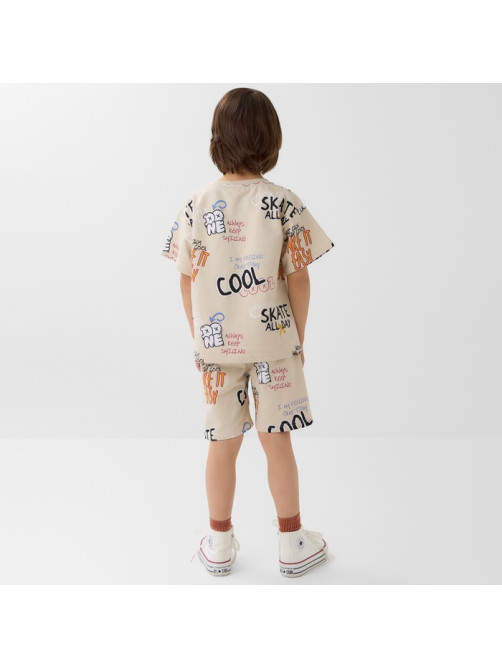 Костюм для мальчика (футболка и шорты) KAFTAN: Graffiti, размер 30 (98-104 см)