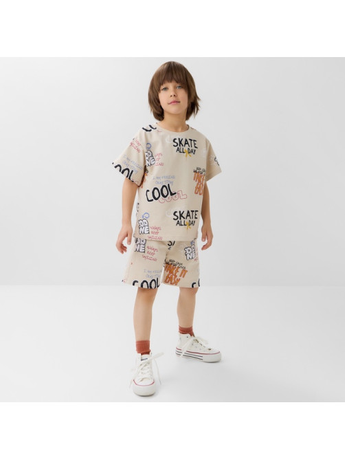 Костюм для мальчика (футболка и шорты) KAFTAN: Graffiti, размер 30 (98-104 см)