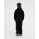 Костюм детский с начёсом (толстовка, брюки) KAFTAN: Basic line, чёрный, размер 30 (98-104 см)