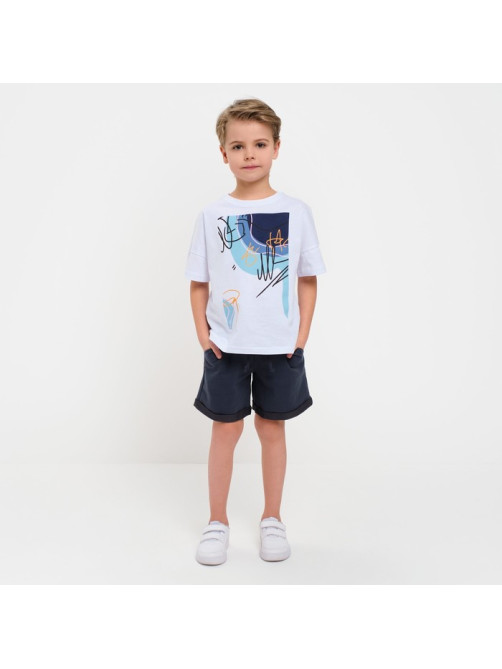 Шорты для мальчика MINAKU: Casual Collection, цвет графитовый, рост 104-110 см