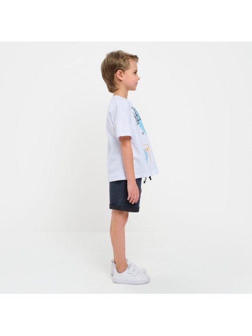 Шорты для мальчика MINAKU: Casual Collection, цвет графитовый, рост 104-110 см