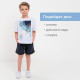Шорты для мальчика MINAKU: Casual Collection, цвет графитовый, рост 104-110 см