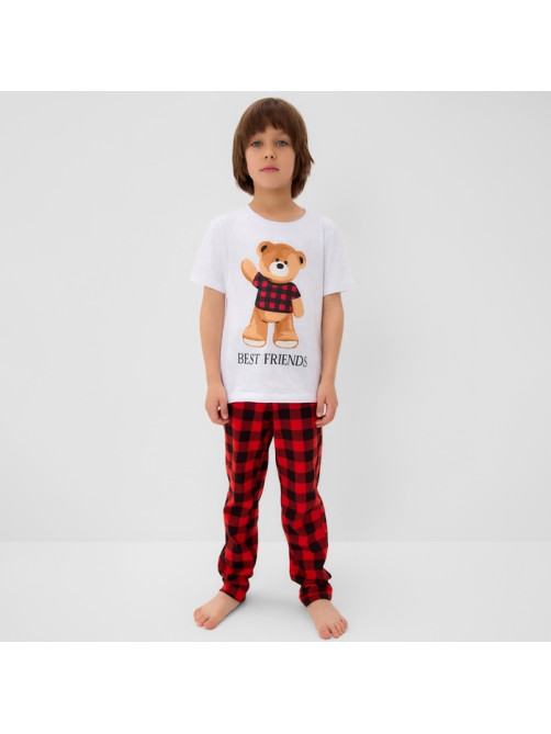 Пижама детская KAFTAN: Best friends размер 30 (98-104 см)