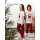 Пижама детская KAFTAN: Best friends размер 34 (122-128 см)