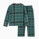Пижама детская новогодняя (рубашка, брюки) KAFTAN: Green mood, зелёная, размер 32 (110-116 см)