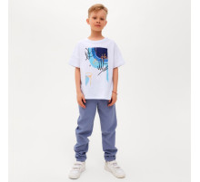 Брюки для мальчика MINAKU: Cotton collection, синие, рост 116 см
