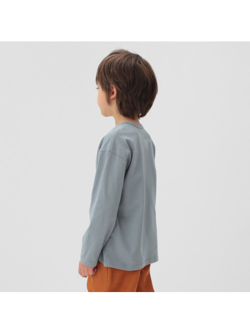 Лонгслив для мальчика KAFTAN, серый, размер 30 (98-104 см)