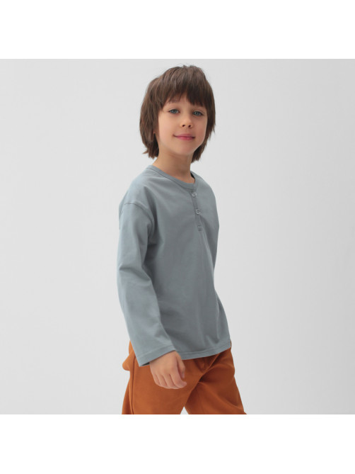 Лонгслив для мальчика KAFTAN, серый, размер 30 (98-104 см)