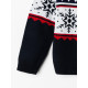 Джемпер детский новогодний вязаный KAFTAN: Snow, чёрный, размер 30 (98-104 см)