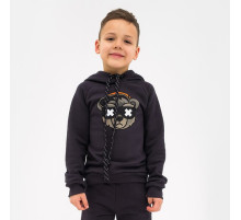Худи для мальчика KAFTAN: Trendy, чёрное, размер 34 (122-128 см)