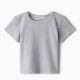 Футболка детская KAFTAN: Basic line, серая, размер 32 (110-116 см)